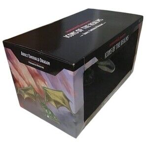 D&D Adult Emerald Dragon Icons of the Realms Statue Figurine Wizkids Sealed NEW